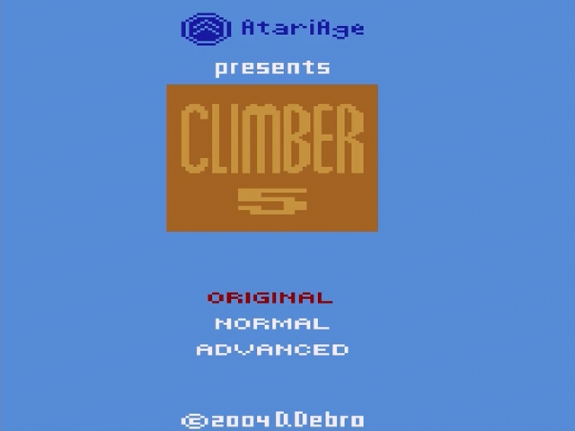 Climber 5 (Homebrew) — Title screen